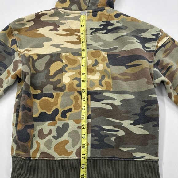 Hooded Camo Sweatshirt Hoodie Youth Boys Small 8 Pockets Outdoor Hunting Casual - Picture 12 of 12